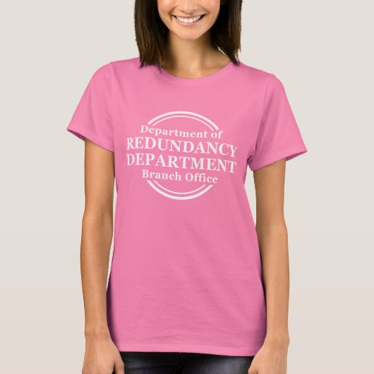 冗長部面白Tシャツ・ユーモア Tシャツ (正面)