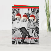 写おもしろい真クリスマス シーズンカード (裏面)