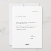 写おもしろい真 | Merry Christmas Grandpaおばあちゃん シーズンカード (裏面)