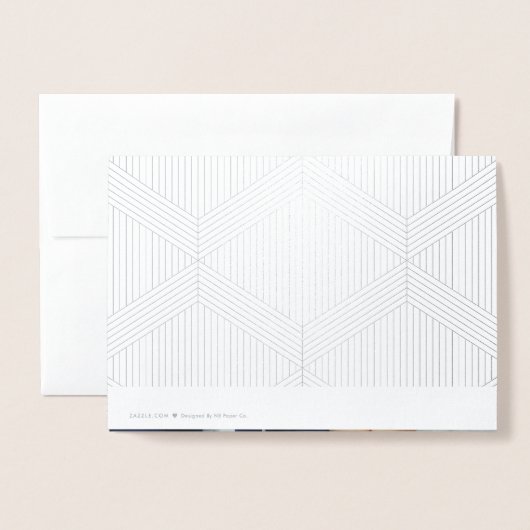 写お洒落真付き脚結婚本ありがとう 箔カード (裏面封筒付き)