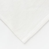 写エレガント生まれたばかりの真、氏名、誕生日 フリースブランケット (角)