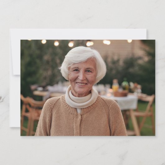 写エレガント真お祝い  招待状 (裏面)