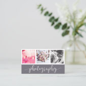 写エレガント真写真家 名刺 (スタンド正面)