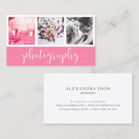 写エレガント真写真家 名刺 (正面/裏面)