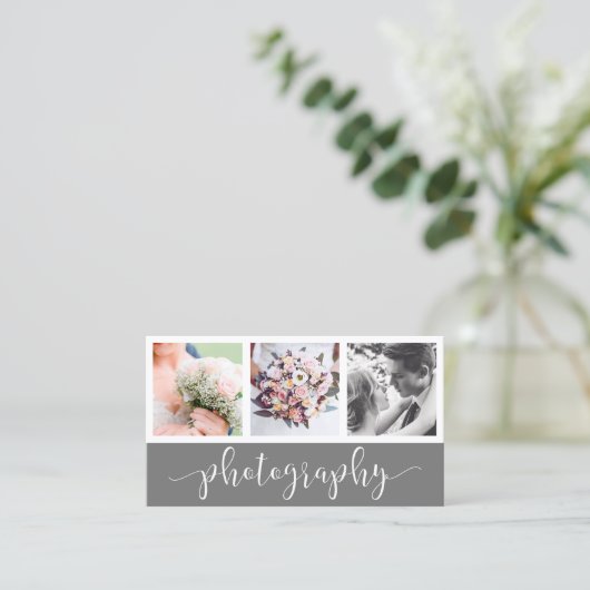 写エレガント真写真家 名刺 (スタンド正面)