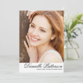 写エレガント真卒業パーティー 招待状 (スタンド正面)