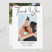 写エレガント真 サンキューカード (正面/裏面)