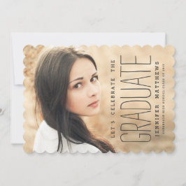 写エレガント真 | 2016卒業パーティー招待状 招待状