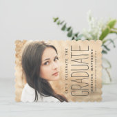 写エレガント真 | 2016卒業パーティー招待状 招待状 (スタンド正面)