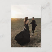 写カジュアル真 エンクロージャーカード (裏面)