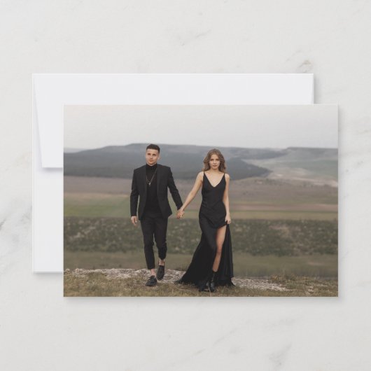 写カジュアル真 出欠カード (裏面)