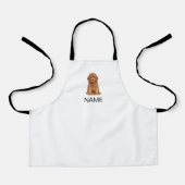 写カスタマイズ真・画像・名前文字 エプロン (正面)