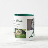 写カスタム真と文字のマグパーソナライズされた写真 マグカップ (中央)