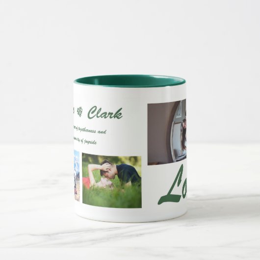 写カスタム真と文字のマグパーソナライズされた写真 マグカップ (中央)