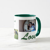 写カスタム真と文字のマグパーソナライズされた写真 マグカップ (正面右)