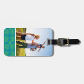 写カスタム真のヒトデ群集パターン ラゲッジタグ (正面横)