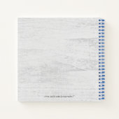 写カスタム真スクラップブックジャーナルスパイラルノート ノートブック (裏面)