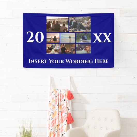 写カスタム真大学卒業海軍 横断幕 (インサイチュ)