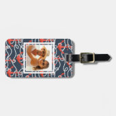 写カスタム真航海のいかり及びロープ模様 ラゲッジタグ (正面横)