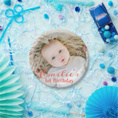 写カスタム真誕生日パーティー提供プレート ペーパープレート (パーティー)