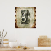 写グランジ真ヴィンテージ ポスター (キッチン)