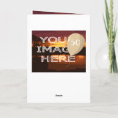 写パーソナライズされた真アップロード誕生日 カード (裏面)