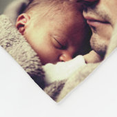 写パーソナライズされた真カスタムメッセージ フリースブランケット (角)