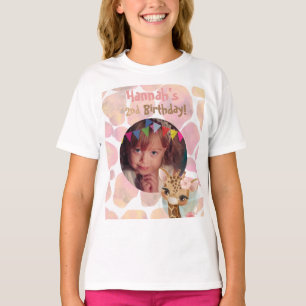 写パーソナライズされた真キリン誕生会 Tシャツ