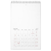 写パーソナライズされた真予定表 カレンダー (1月 2027)