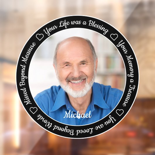 写パーソナライズされた真記念碑 ウィンドウサイン (シート2)