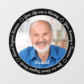 写パーソナライズされた真記念碑 ウィンドウサイン (シート)