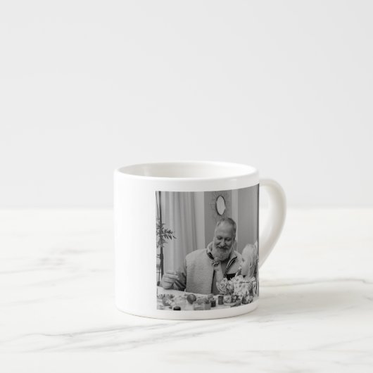 写パーソナライズされた真 | おじいちゃんカスタムへの贈り物 エスプレッソカップ (正面右)