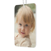 写パーソナライズされた真 |かわいい家族2写真車 カーエアーフレッシュナー (左)