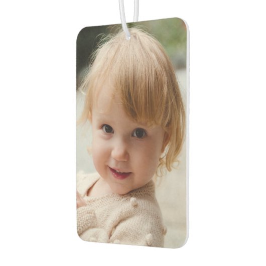 写パーソナライズされた真 |かわいい家族2写真車 カーエアーフレッシュナー (左)