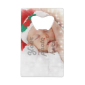 写パーソナライズされた真 クレジットカード栓抜き (裏面)