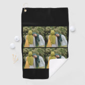 写パーソナライズされた真 ゴルフタオル (インサイチュ)