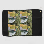 写パーソナライズされた真 ゴルフタオル (横)