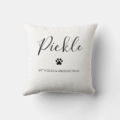 写パーソナライズされた真 |愛 |ペット装飾用クッション クッション (裏面)