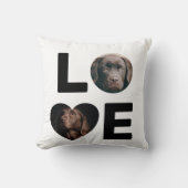 写パーソナライズされた真 |愛 |ペット装飾用クッション クッション (正面)