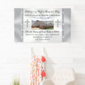 写パーソナライズされた真、教会記念日の旗 横断幕 (インサイチュ)