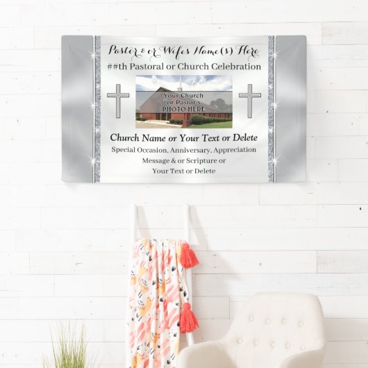 写パーソナライズされた真、教会記念日の旗 横断幕 (インサイチュ)