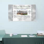 写パーソナライズされた真、教会記念日の旗 横断幕 (トレードショー)