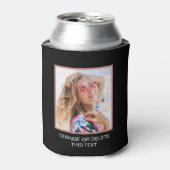 写パーソナライズされた真 |文字カスタム缶クーラー 缶クーラー (缶正面)