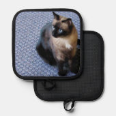 写パーソナライズされた真 鍋敷き (正面/裏面)