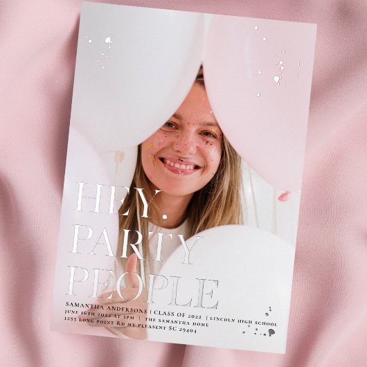 写ファンシー真 |グラード |シルバー実在ホイル 箔招待状