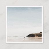 写ミニマル者モダンスクエア名刺 スクエア名刺 (正面)