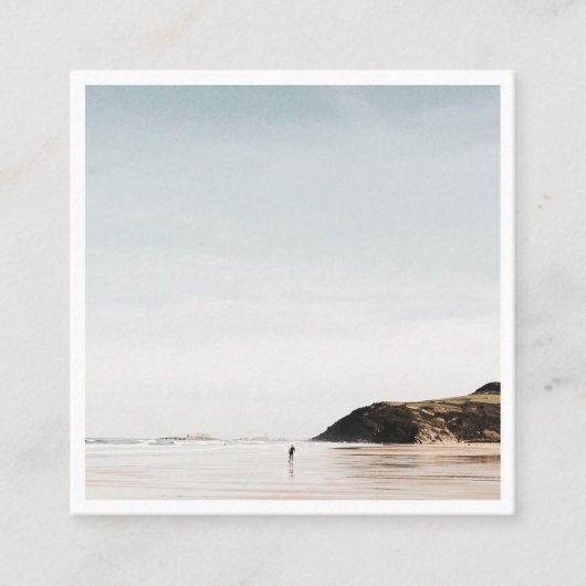 写ミニマル者モダンスクエア名刺 スクエア名刺 (正面)