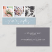 写モダンエレガント真撮影 名刺 (正面/裏面)