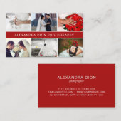 写モダンエレガント結婚真家 名刺 (正面/裏面)