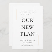 写モダンミニマル真以外の日付の変更 セーブザデート (正面/裏面)